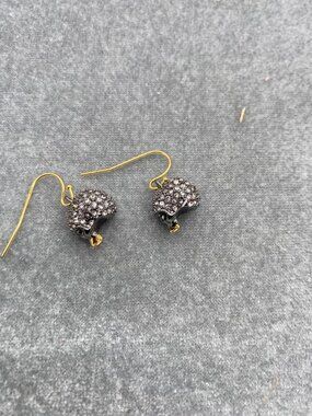 Alexis Bittar Skull Collection Pav�� Earrings